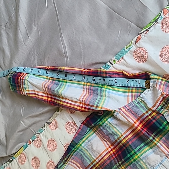 Gap boys plaid XS 4-5 100% cotton button-down shirt long sleeve - Picture 9 of 10